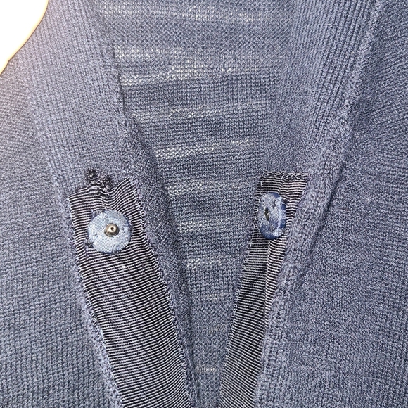 CAbi Blue Semi Semi Sheer Cardigan - Picture 5 of 6